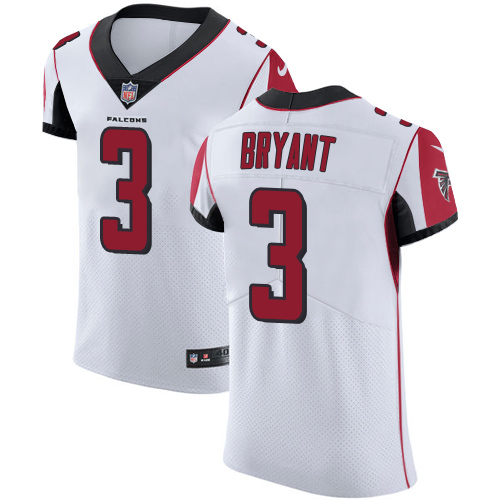Nike Falcons #3 Matt Bryant White Men's Stitched NFL Vapor Untouchable Elite Jersey - Click Image to Close